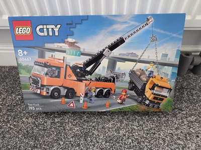 LEGO City Heavy-Duty Recovery Tow Truck with Crane 60467 -Brand