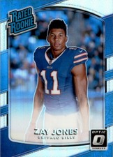 2017 DONRUSS OPTIC SILVER Holo Prizm  Rated Rookie ZAY JONES RC #159 NM-MT