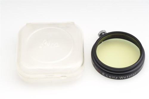 Filtre Jaune Leitz Leica 19 Mm, Type 1, Pour Appareil Photo Argentique, Occasion