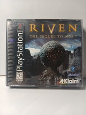 Riven - The Sequel to Myst (Sony PlayStation, PS1, 1997, 5-Discs) No Manual