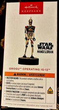 Star Wars Hallmark 2025 Grogu Operating IG-12