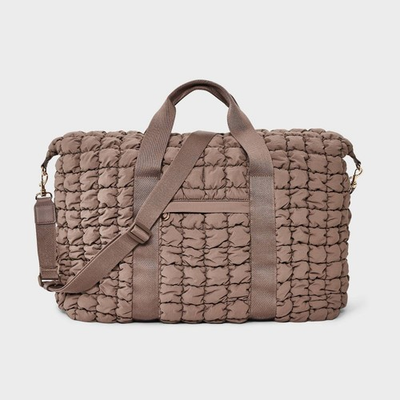 #ad Foundational Weekender Bag Universal Thread Pucker Brown $21.99