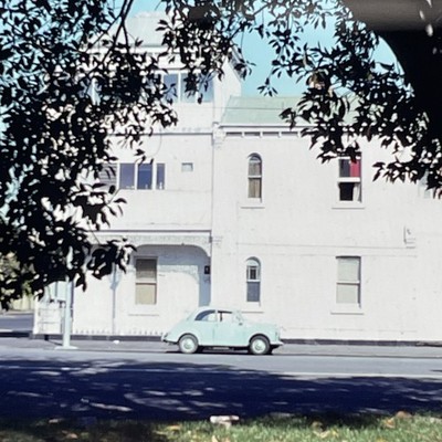 RETRO Cafe Art Film 35mm Photo Slide 60s 70s Morris Minor 1000 Aust Muscle Car A