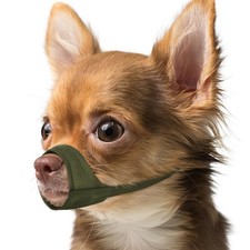 Mayerzon Short Snout Dog Muzzle, Small Muzzle XXS Snout Cir: 4-5" , Green