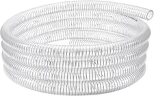 Wire Reinforced Hose 1" id - 10ft Clear High Pressure 1" ID,