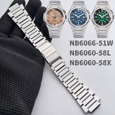 CITIZEN NB6060-58X NB6060-58L Original Stainless Steel Bracelet Watch Strap