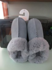 Women's Lauren Conrad Blue Faux Suede Slippers