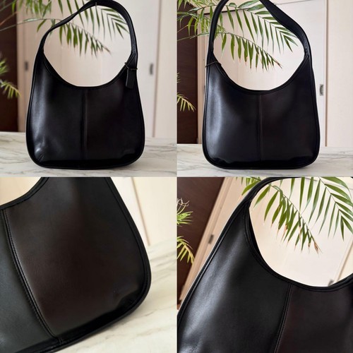 Vintage COACH Ergo 9025 Skórzana torba na ramię Czarna Autentyczna z Japonii - Zdjęcie 2 z 24