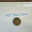 1925 Peace Dollar $1 Coin Silver Circulated Business Strike Philadelphia Mint