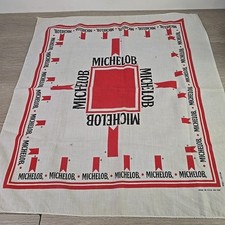 Vintage Michelob Scarf/Handkerchief/Bandana Poly Cotton Made in USA
