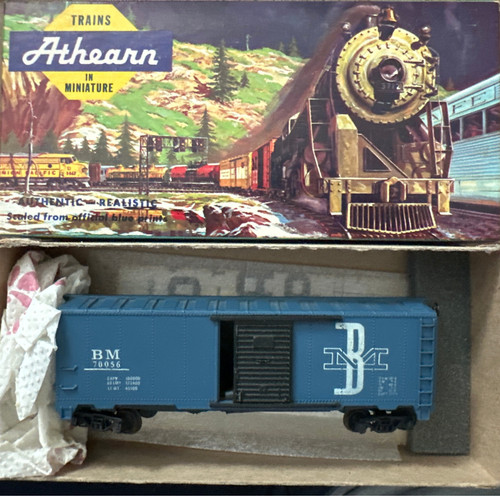 Kit de Boxcar Miniatura Athearn Escala HO Baltimore y Maine No. 70056 | Zustand: New