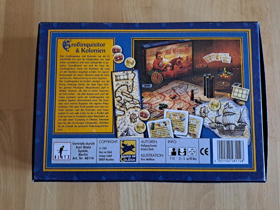 El Grande Erweiterung Großinquisitor & Kolonien  Hans im Glück gut - Bild 2 von 4
