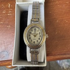 Philip Mercier Ladies Quartz Watch Silver Gold Tone Bracelet Working