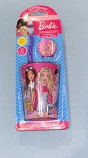 Mattel Barbie Brush Buddies toothbrush  cup brush cap 3 pc Set
