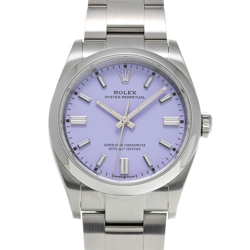 ROLEX Oyster Perpetual 36 126000 lavender WATCH 730227
