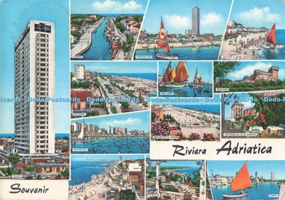 D284326 Souvenir Riviera Adriatica Bellaria Riccione Cattolica Republica di S Ma
