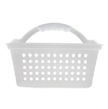 Mainstays Small Portable Shower Caddy Frost Plastic.Free shipping