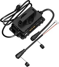 Power Queen 36V 25A LiFePO4 lithium golf cart battery Charger IP65 waterproof