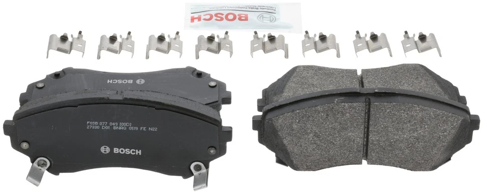 Bosch QuietCast Semi-Metallic Brake Pad and Rotor Kit For 09-13 Cadillac CTS Foto 3 de 4