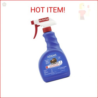 ADAMS Flea & Tick Home Spray, Kills Fleas, Flea Eggs, Flea Larvae, Bed Bugs, Tic