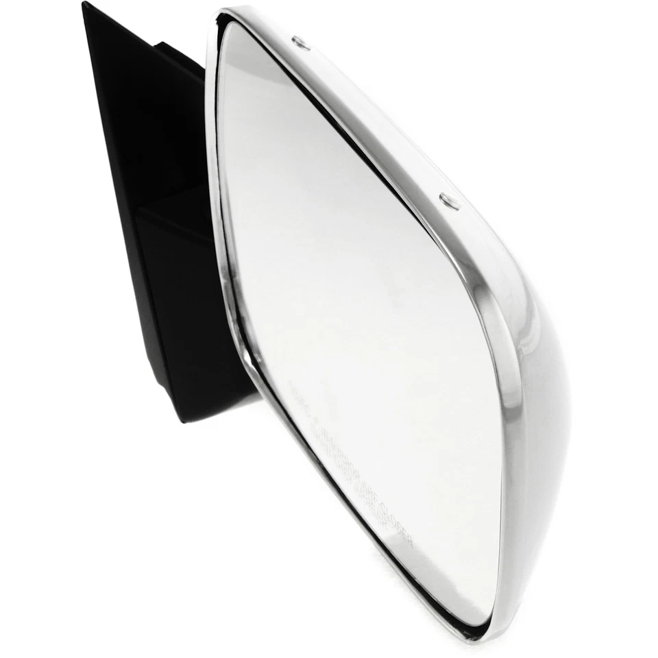 Mirrors For 1988-1998 Chevrolet K1500 88-00 K2500 Left and Right Manual Chrome - Image 4 of 4