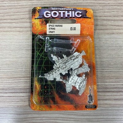1 Space Marine Strike Craft Battlefleet Gothic Warhammer 40K 40.000 Metall