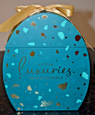 Boots Little Luxuries Ostern Konvolut Aufbewahrungsbox in grün und gold