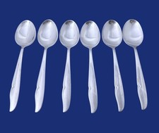Oneida PROFILE Deluxe Oneidacraft Stainless -Set of 6 Place Oval Soup Spoon