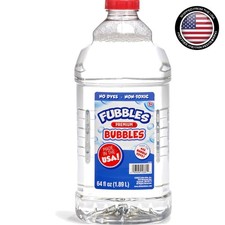 Eco-Friendly 64oz Bubble Solution by Fubbles - Ideal for Parties  Outdoor Fun 