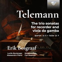 Erik Bosgraaf Robert - Telemann Trio Sonatas For Rec - Cd - G3Z