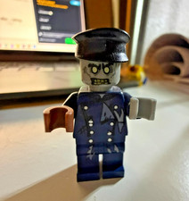 LEGO Zombie Minifigure Dark Blue Outfit Monster / Halloween Theme Clean