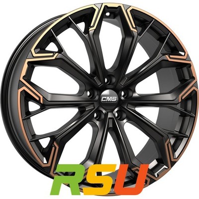CMS C37 part diamond black copper 8.5x20'' ET43.1 LK5 112 ML 66.5 Alufelgen 20...