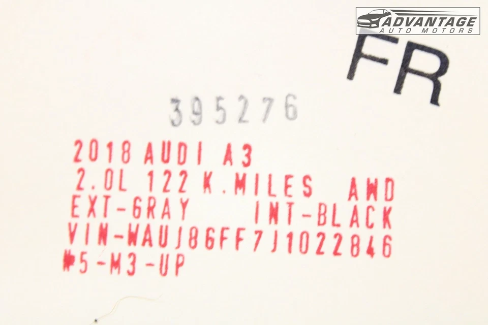 AUDI A3 8V 2017-2020 FARO LATERAL DERECHO LÁMPARA BOMBILLA TRASERA TAPA OEM Foto 4 de 4