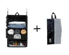 Large Capacity Hanging Organizer - Travel, Suitcase Compression, Luggage Pack...