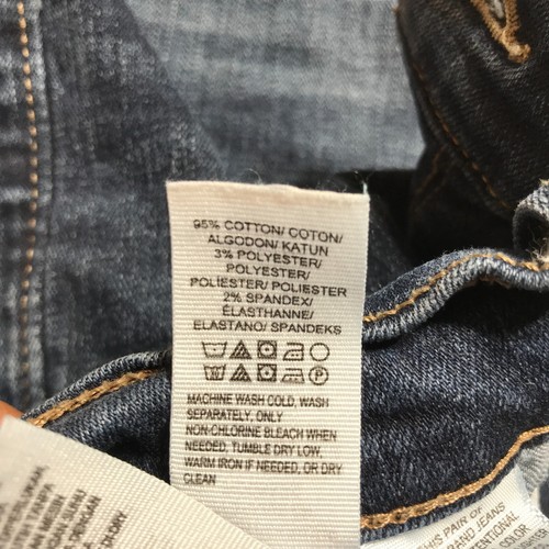 Lucky Brand The Bermuda Shorts Womens 0/25 Dark Denim Jean Low Rise 11" Inseam - Picture 11 of 19