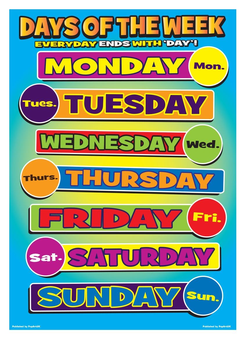 Days Of The Week