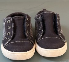 Wonder Nation Toddler Boys Denim Blue Casual Slip on Sneakers Shoes Size 5 NWT