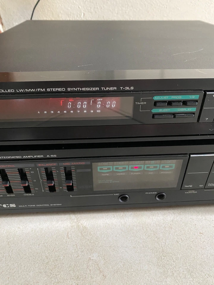 ULTRA RARE VINTAGE KENWOOD TUNER STEREO T-3LS + AMPLIFICATORE A-5S - Imagem 3 de 4
