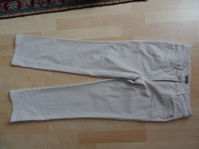 Basler Hose Gr. 38  beige, gerade geschnitten, Baumwolle Stretch, wie neu