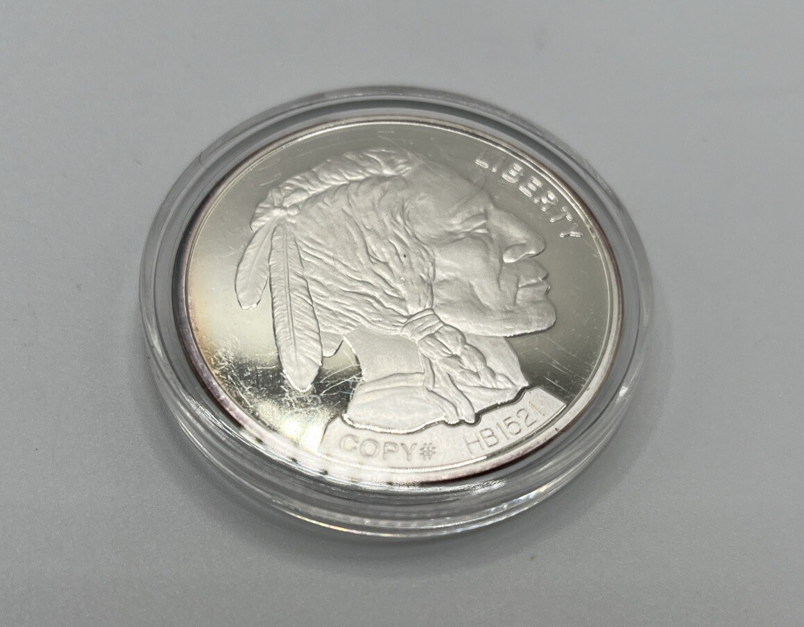 COPY 2003 U.S. INDIAN HEAD BUFFALO COIN Copy Silver Clad Tribute