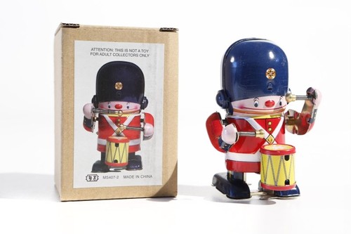 * Blechspielzeug SOLDAT MIT TROMMEL Aufzugsmodell °° Tin Toy °° Jouet en Tôle - Bild 2 von 3