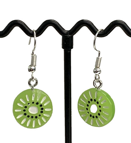 Kiwi Earring, Cute Earring, Fruit Earring, Gift Idea, Funny Food Earring, Kiwi