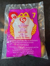 1999 McDonald's Happy Meal Toy TY Teenie Beanie Babies Strut The Rooster 7 NEW