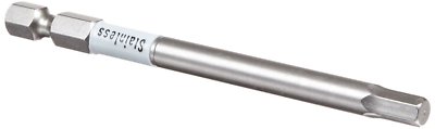 Wera 05071105001 3/32'' x 89mm Stainless Steel Hex Power Bit
