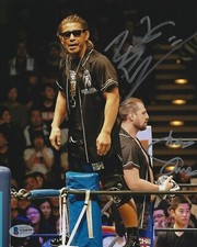 Yujiro Takahashi & Chase Owens Signed 8x10 Photo BAS COA New Japan Pro Wrestling