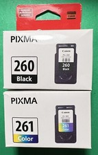 Genuine Canon 260 261 Ink Cartridge Combo-For TS5320 6420 TR7020 Printer-OEM-2PK