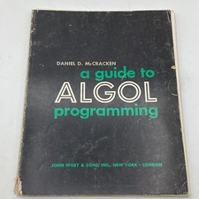 Guide to Algol Programming by Daniel D. McCra...