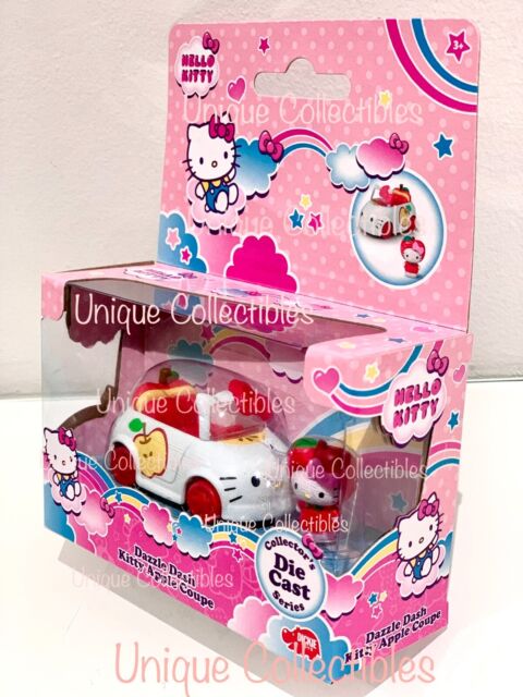 Hello Kitty Dazzle Dash Kitty Apple Coupe Collectors Die Cast Series Brand New