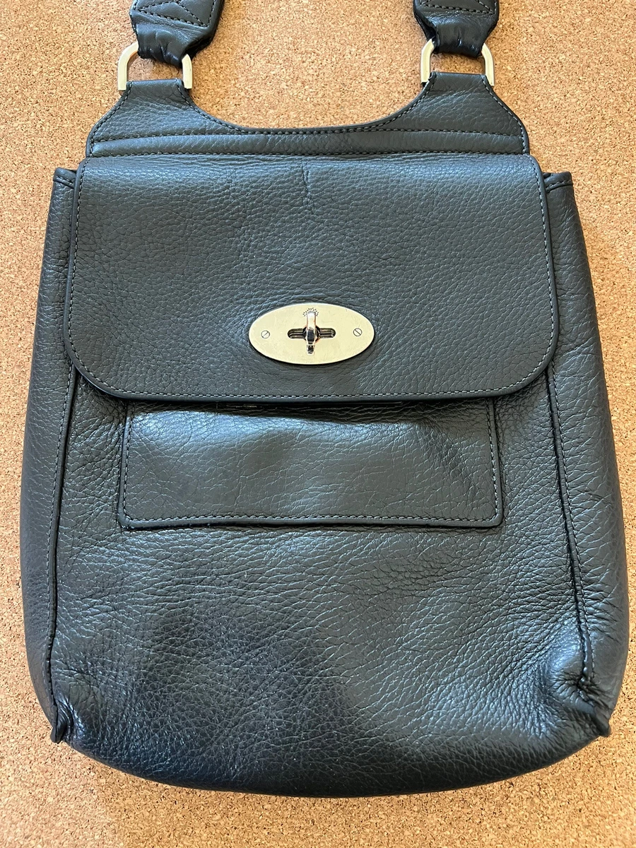 Mulberry Small Antony Leather Messenger Bag - Blue