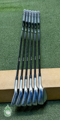 Used 2021 TaylorMade P-790 Forged Irons 6-PW/AW MMT Regular Graphite Golf Set - Picture 3 of 11
